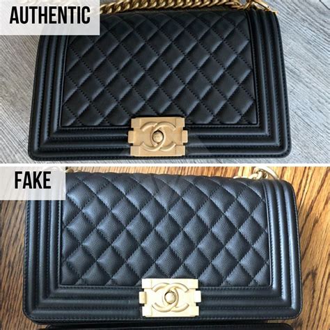 chanel boy bag original vs fake|how to authenticate chanel bag.